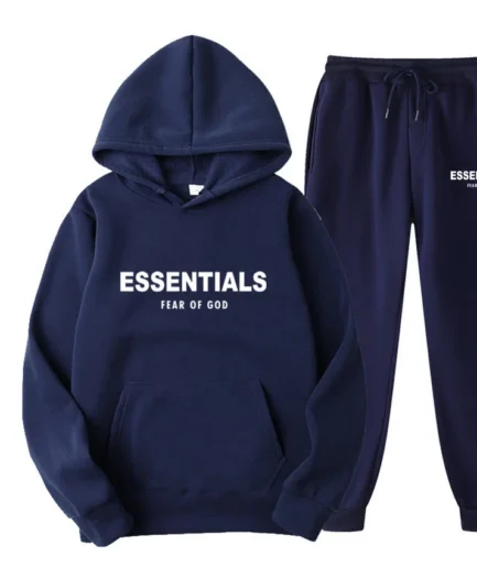 Fear of God Essentials Spring Tracksuit Blue