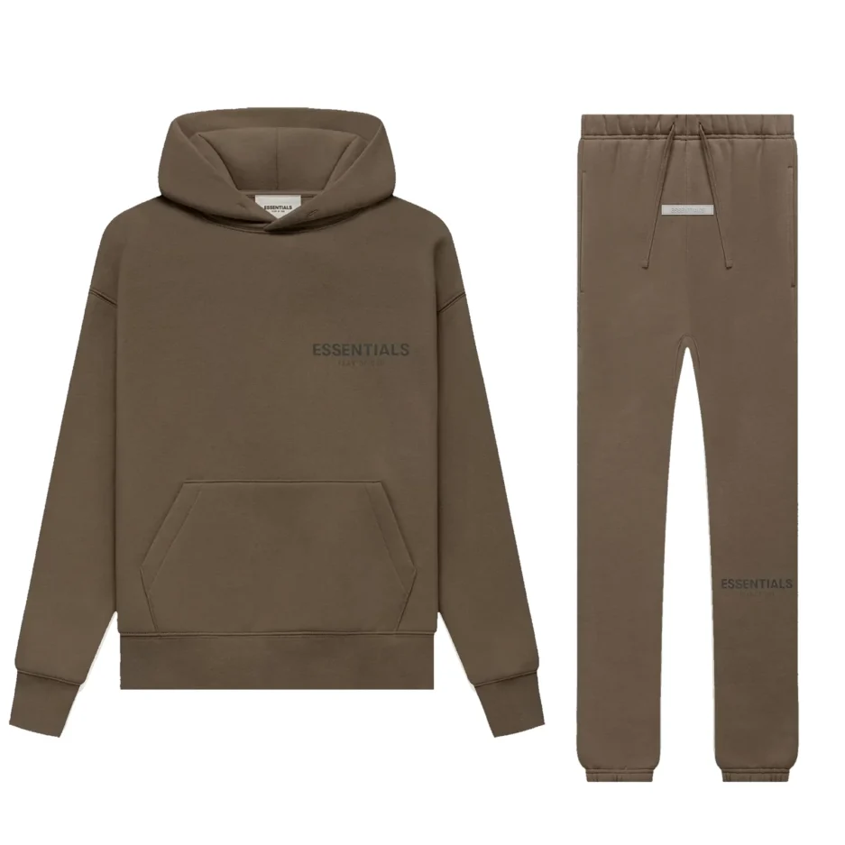 Fear of God Essentials Spring Tracksuit Dark Brown