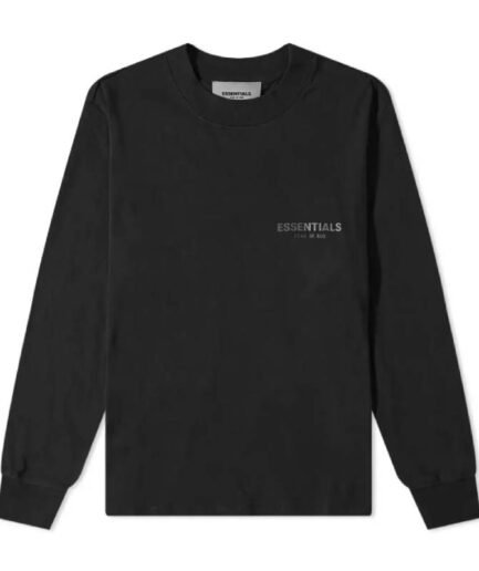 ESSENTIALS Core Crew Sweatshirt Black