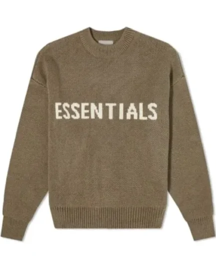 Essentials Knitted Sweater Harvest