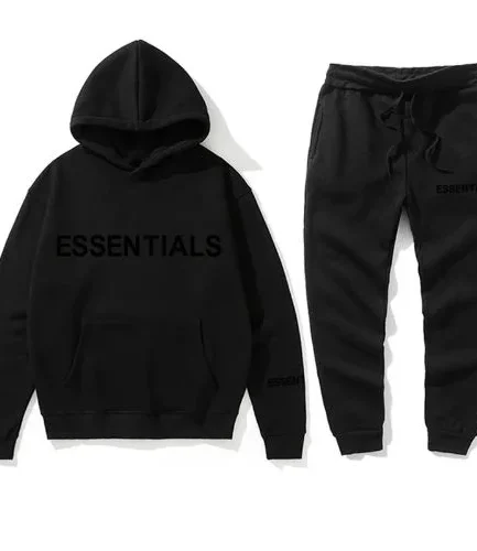 Essentials Spring Tracksuit Black