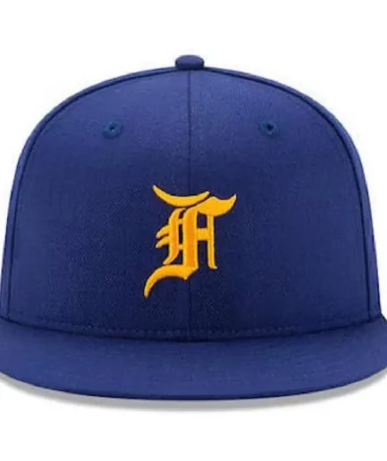 Fear of God All Star New Era Fitted Cap Hat – Blue/Yellow