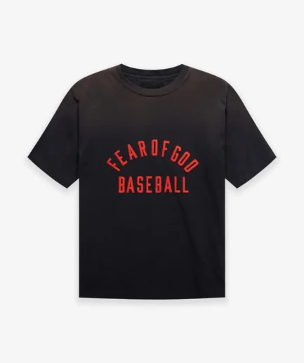 Fear of God Baseball Tees – Black