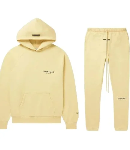 Fear of God Essentials Tracksuit Yellow