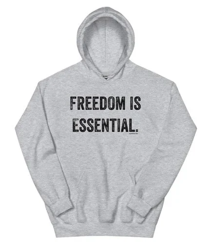 Freedom s Essential Hoodie Grey