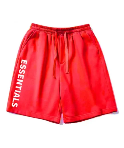 Red Essentials Shorts