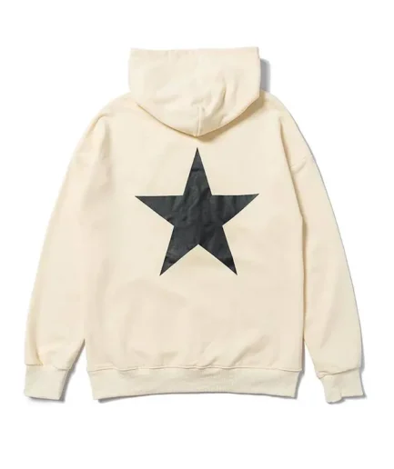 Beige Essentials Star Hoodie